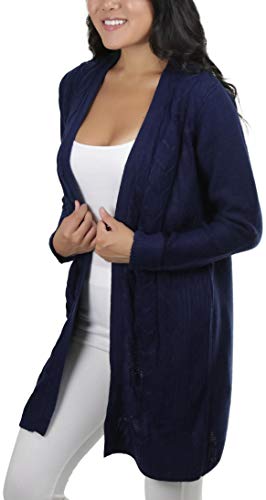 Image of ToBeInStyle Women's Warm Heavy Knit Long Sleeve Cardigans