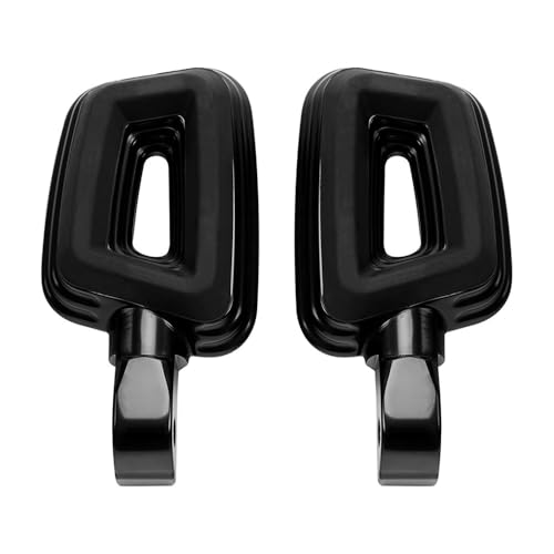 Pédales repose-pieds arrière pour Softail 2018-2023 noir en aluminium