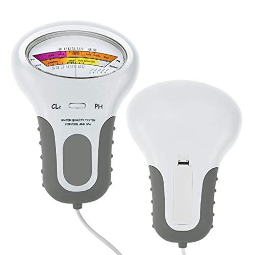 Homesen Suprimentos e acessórios para piscinas PH Tester Meter com Sonda Piscina PH CL2 Tester Ferra