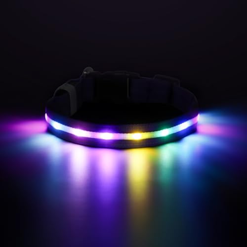 50% Off RUXAN Light Up Dog Collar for Night Walking Safety