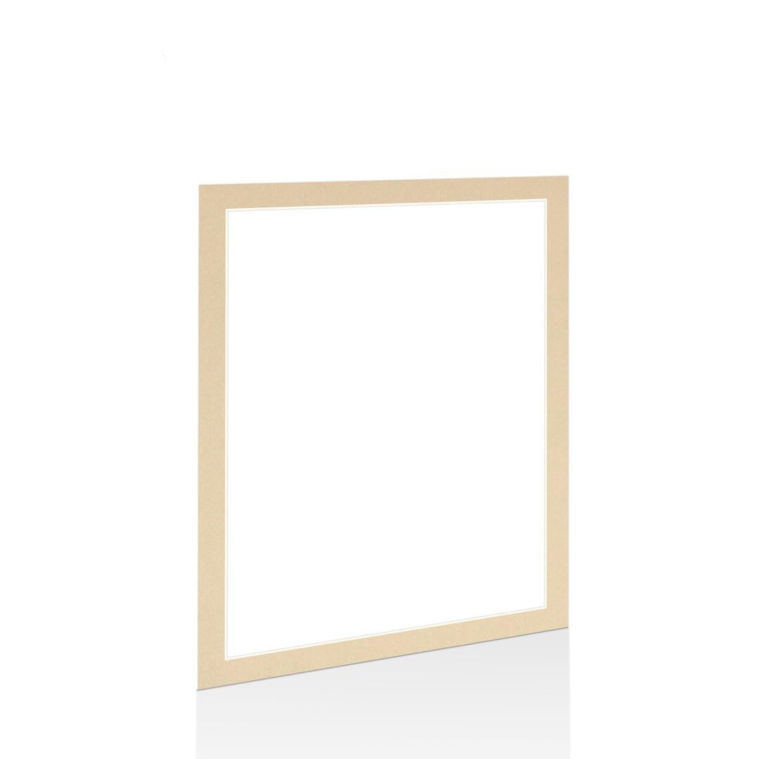 Procut Global 90x70cm Ivory Picture Mounts to Fit 80x60cm Aperture - Precision Cut Cardboard Photo Mount - Ideal for Frames, Prints, Artwork & Certificates - Sizes & Colours Available