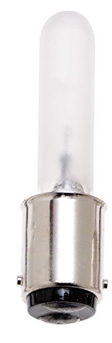 Satco KX60FR/3M/DC Halogen Xenon Speciality, 60W BA15d T3, Frosted Bulb