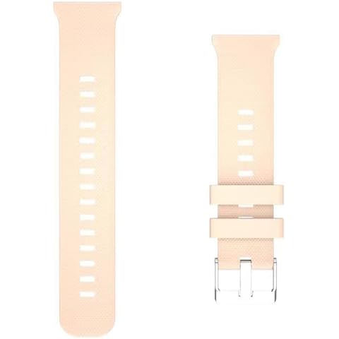 YoYoFit Pink 22mm Silicone Replacement Straps for Fitness Watch FW101 / FW102 Cover