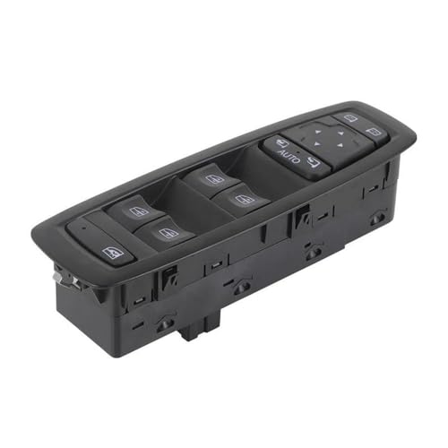 Interrupteur de commande de vitre électrique principal en ABS noir pour habitacle de voiture Renault