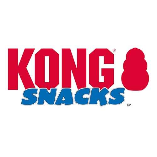 KONG Snacks - Natürliche Hundekekse - Mit leckerem Geschmack - Für KONG-Spielzeuge - Hühnerleber, Große Welpen-Spielzeuge