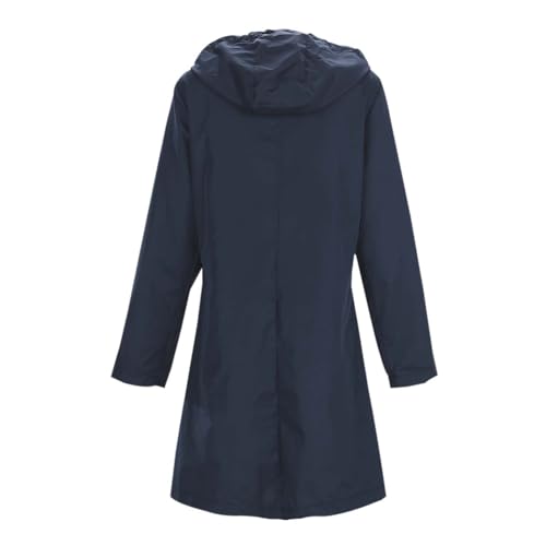 Chaqueta cortavientos mujer impermeable transpirable con cremallera 4