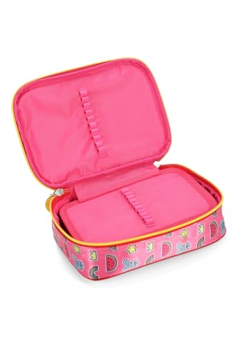 Estojo Box 100 Pens Luxcel Turma da Monica Pink