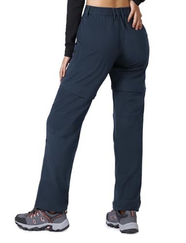 Image of Cycorld Women's-Hiking-Pants-Convertible Quick-Dry-Stretch-Lightweight Zip-Off Outdoor Pants with 5 Deep Pockets