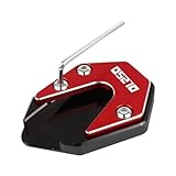 キックスタンドパッド ジーエスエックス250R ダウンロード250 ゴールデンウィーク250/S/F SRマックス250 SRマックス300 2020-2023 オートバイキックスタンド延長プレート足側スタンドサポートパッド
