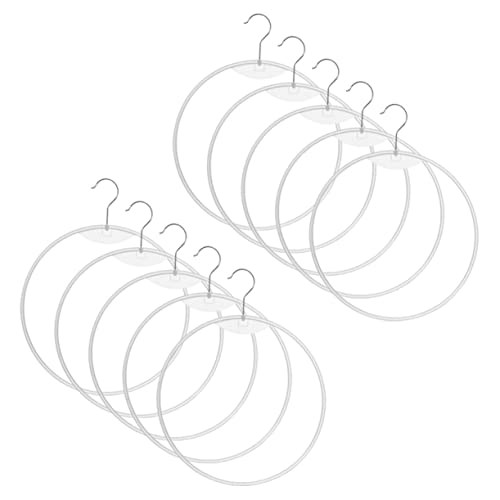 Mobestech 10pièces Lot de Cintres Ronds pour Bikinis Culottes et Châles Porte-Accessoires pour...