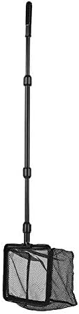 Garosa Fishing Net Folding Landing Net Retractable Aluminum Fish Tank Net Floating Objects Clean Tools Fishing Accessories (L)