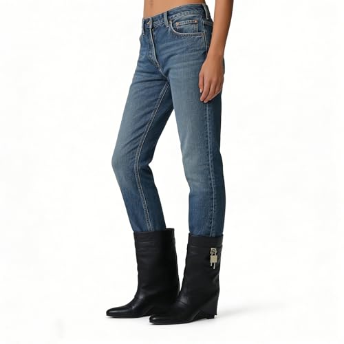 Image of keleimusi Fold Over Wedge Boots Heeled PadLock Pant Knee High Shoes Tall /Short Booties