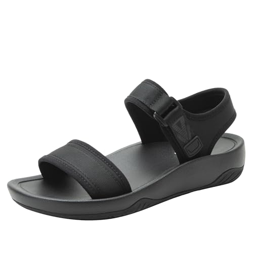 Alegria Women Crea8tion Ergo Foam Ankle Strap Sandal