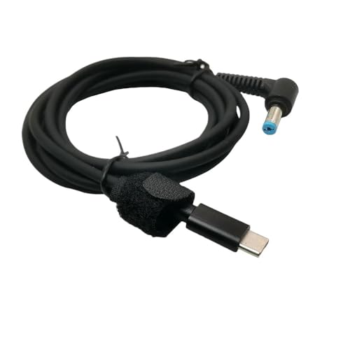 XIAONIYI Adaptador PD USB C a Conector Macho de 5,5 x 1,7 mm, Conector de Carga con Punta Delgada for Acer Aspire E3, E5, V3, A114, A515 y F15. Más Potencia for portátiles.