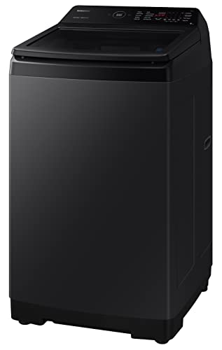 Image of Samsung 8 Kg 5 star Fully Automatic Top Load Washing Machine (WA80BG4545BVTL,Black Caviar)