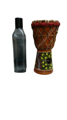 Image of WOODEN DJEMBE LEATHER SKIN 5INCH only For DJEMBE LOVER