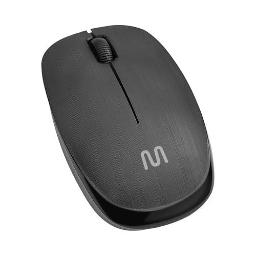 Mouse sem Fio Multi USB com 3 Botões e Design Ergonômico – Preto MO251 glide