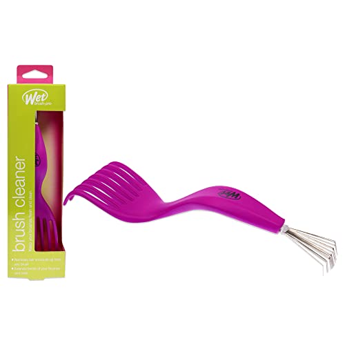 wet brush pro brush cleaner - purple for unisex 1 pc cleaner