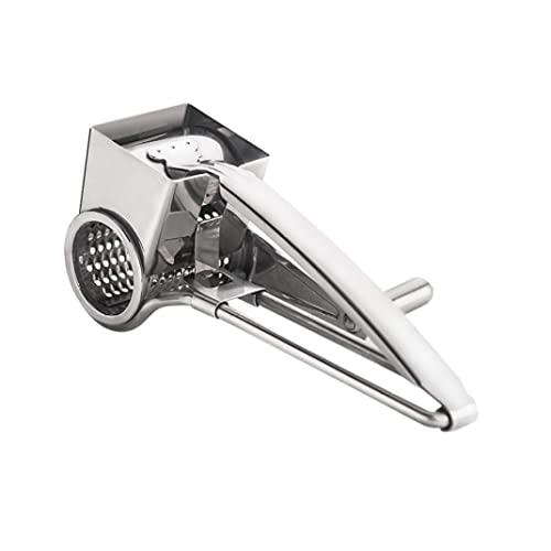 KYEQATY Roestvrij Staal Rotary Cheese Rasp Chocolade Hand Cranked Kaas Rasp Huisaccessoire