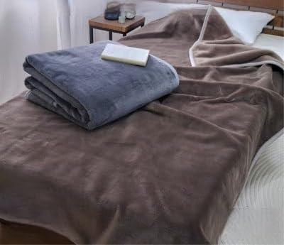 (2枚組)超ロングサイズ140×220cm 洗える! ベーシックカラー高密度軽量毛布 アソート