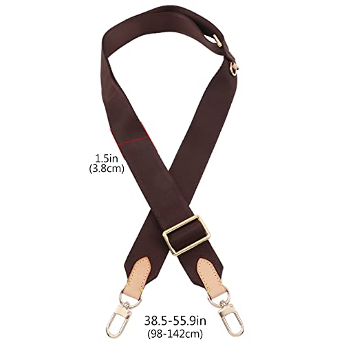 Multi Pochette Accessories Replacement Crossbody Strap Adjustable Wide Canvas Strap for LV Purse Shoulder Bags4