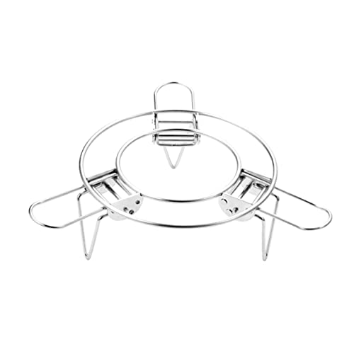 DECORNIJIA Soporte de Acero Inoxidable Vapor Resistente al Calor Multifuncional y Plegable para Cocina Doméstica y Camping