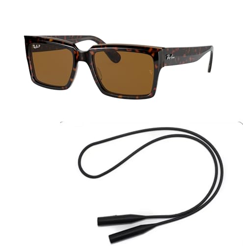 Ray-Ban RB2191 Sunglasses Bundle: RB 2191 INVERNESS 129257 Inverness Havana On Transparen and Universal Anti-slip Silicone Leash2