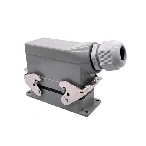 Conector industrial rectangular HDC-HE-024-4 24 pin 16A 500V miniatura 3