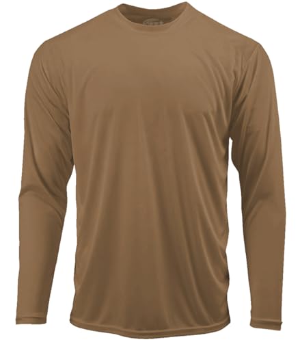 T-Shirt Évacuation Transpiration Joe's USA DRI-Equip Marron XS pour Rester au Sec