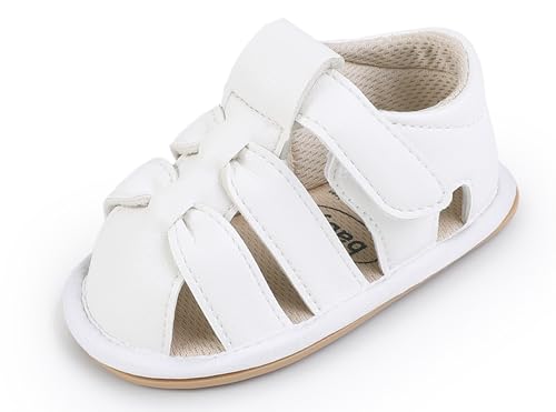 Image of Slivery Color Baby Girls Sandals Summer Shoes Outdoor First Walker Toddler Girls Shoes for Summer