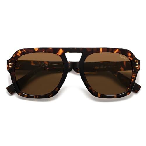 Image of SOJOS Retro Polarized Aviator Sunglasses Womens Mens SJ2385