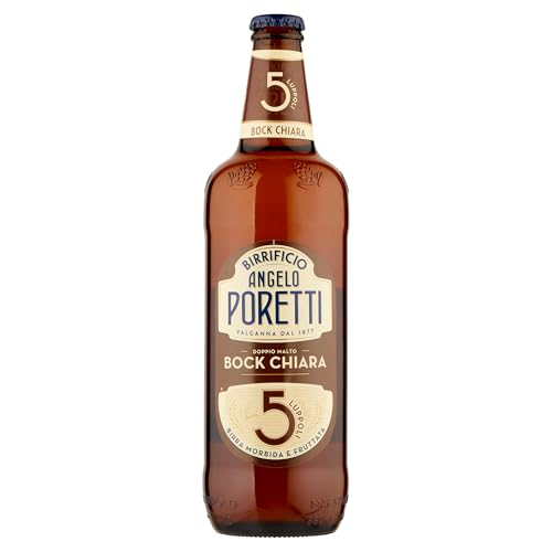 Bottiglia da 0,66l Birrificio Angelo Poretti Birra 5 Luppoli Bock Chiara, 66 cl