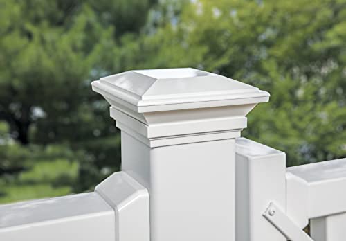 Barrette Outdoor Living 4"x4" Contemporary Post Top, White