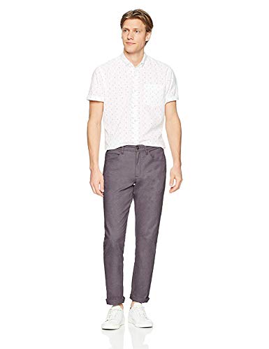 Amazon Essentials Men's Skinny Fit 5-Pocket Comfort Stretch Chino Pants, Grey, 38W x 34L - image 2