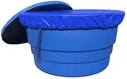 Capa para Caixa Dágua 1500 Litros Redonda 1,80 M Multiuso Proteção Contra Dengue Insetos Sujeira