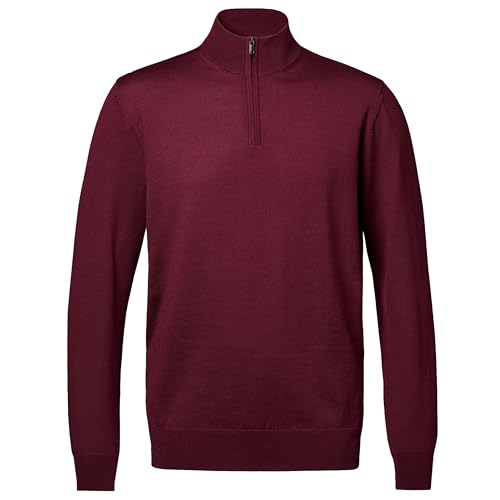 Pullover for Men – Merino Wool Men Quarter Zip – Soft 1/4-Zip Mens Pullover – Machine Washable Sweater