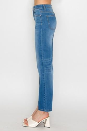 Wax Jean - Basic Straight Leg Jeans - 903653