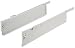 Produktbild Gedotec Schubkasten-System Küchen-Schrank Schubladen-Schiene Teilauszug Schubladen-Box Metall | Nennlänge: 500 mm | Tragkraft 25 kg | Höhe 118 mm | 1 Paar - Auszüge Set weiß für Holz-Schubkästen