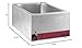Kratos Commercial Electric Countertop Food Warmer and Cooker, 120V, 1500 Watts, Stainless Steel Portable Steam Table, Fits a 12
