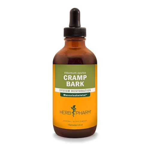 Herb Pharm Cramp Bark Liquid Extract Drops for Musculoskeletal Support 4 Oz