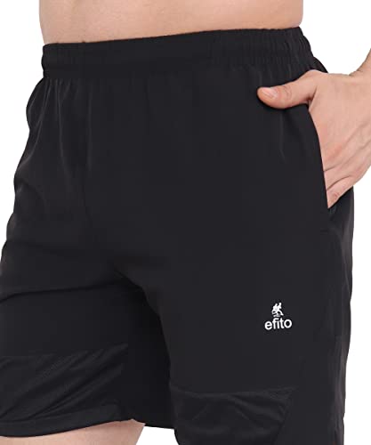 Image of Light Weight Cotton Half Pants Shorts with Pocket for Men and Boys Gym Training Daily Workout Home Wear Sports Running