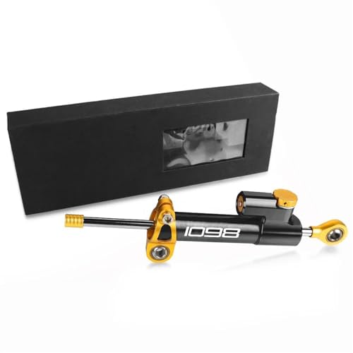 Stabilisateur d'amortisseur de direction moto Ducati 1098 kit de montage carbone CNC 2007-2011