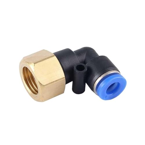 Conector de codo neumático para proyectos de bricolaje y mantenimiento de talleres mecánicos 2