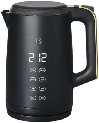 Generic 1.7-Liter Electric Kettle 1500 W with One-Touch Activation, Normal, Black