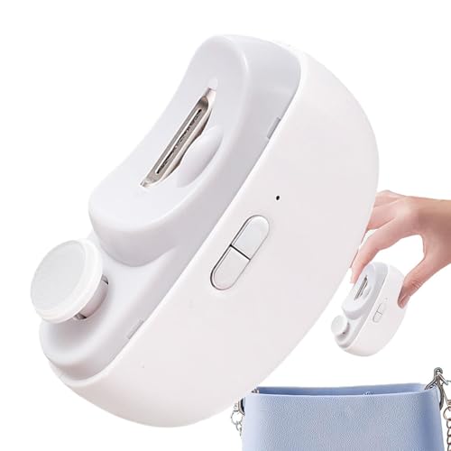 Coupe-ongles électrique rechargeable USB automatique ergonomique avec lumière LED