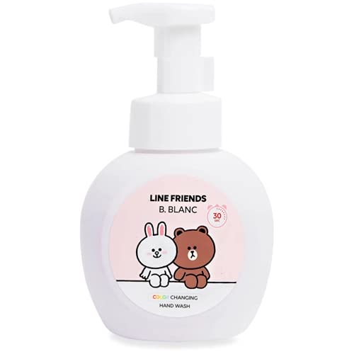 BALLONBLANC & Line Friends Color Changing Foaming Hand Wash Soap for Kids | Line Friends Edition | Alcohol Free | 8.45 Oz