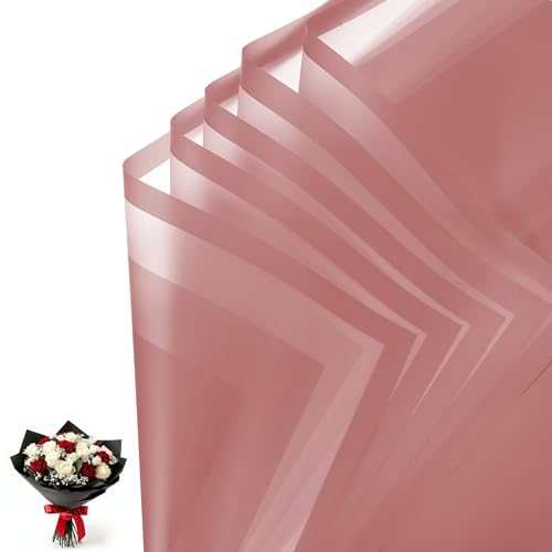 Papier cadeau imperméable PATIKIL rouge haute qualité pour bouquet de fleurs et loisirs créatifs