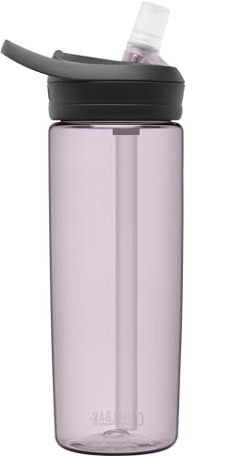 Image of CamelBak Eddy+ Water Bottle with Bite Valve Straw, Leak‑Resistant Easy‑Sip Design for Everyday Hydration, 20oz, Purple Sky