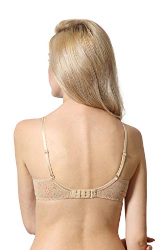 Image of Van Heusen Women's Everyday Cotton Bra|Medium Coverage|Non Padded|Non Wired|Seamless Moulded Cups|Anti Bacterial Tech| Keeps you Fresh|Sweat Absorbent|No Slip Soft Straps|Detachable Straps|Style 11001