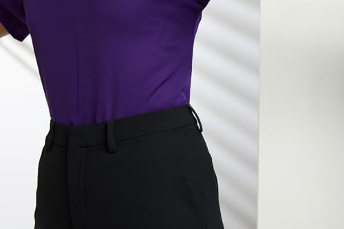 Image of Symbol Premium Women's Wide Leg 4-Way Stretch Formal Trousers | Flexi-Waist | Waistband Gripper | Desk-to-Dinner (Available in Plus Sizes)